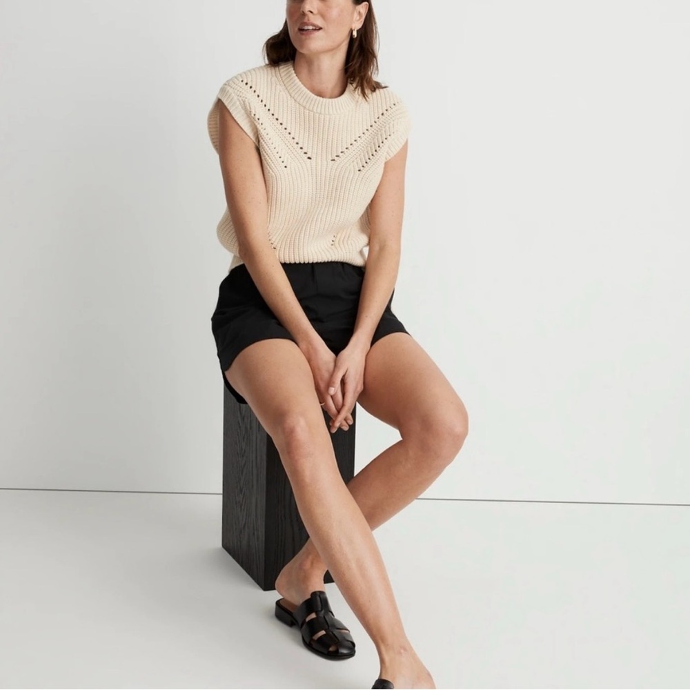 Madewell Marielle Pointelle Sweater Tee